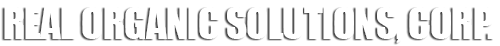 Logo, Real Organic Solutions, Corp. - Landscape Contractor
